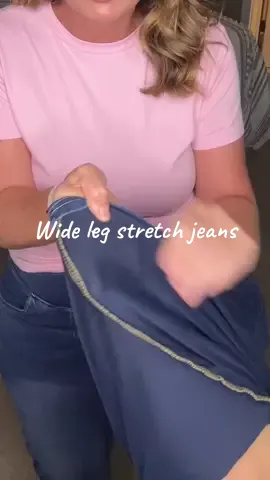 Replying to @Ryeda Chia I’ve tagged the exact jeans I’m talking about for you. They are super comfy and have a fabulous stretch. #halarajeans #widelegjeans #denimpants #stretchyjeans #womensfashiontrends @Halara 