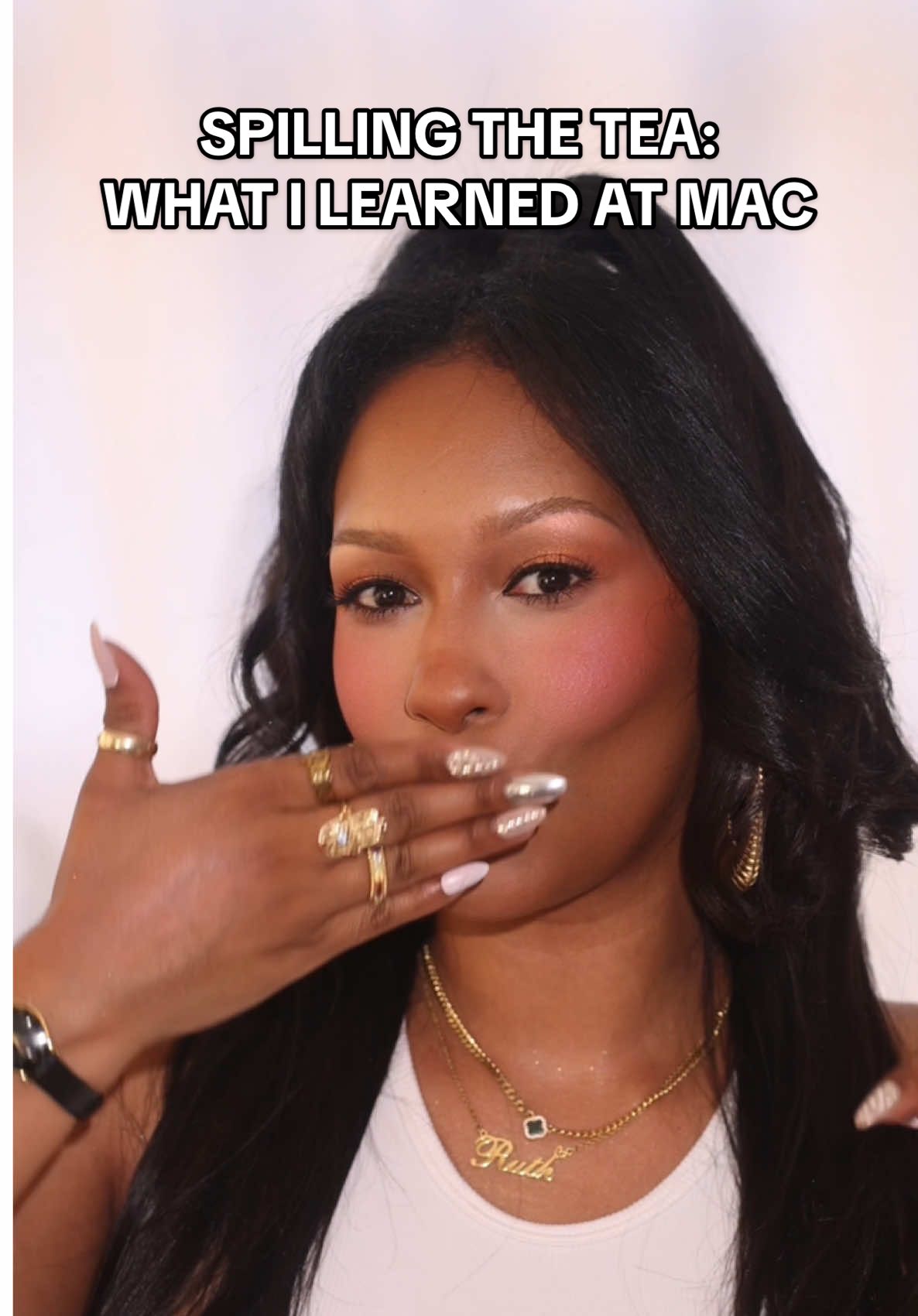 Replying to @AISHA Makeup tutorials from a professional. I was a MAC girl in the 2000s and i kept all of my training manuals! Imma share what i learned. #ruthillea #makeuptutorial #easymakeuptutorial #makeupforblackwomen @maccosmetics 