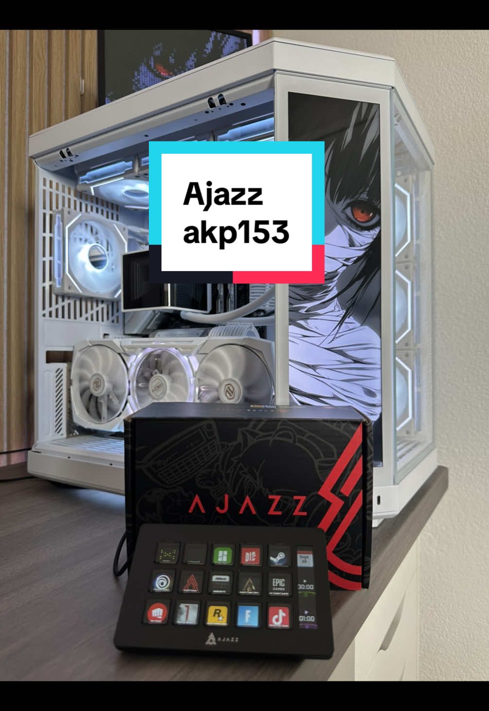 New object in my setup ( Ajazz Akp153 ), thanks to @AJAZZ Official 🤍 #pcgaming #pcgamer #setup #setupgaming #techtok 