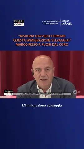 Marco Rizzo a Fuori dal coro sull’immigrazione selvaggia: “Azzera le lotte del secolo scorso: la sanità pubblica, lo stato sociale, le pensioni e le case popolari! Bisogna fermarla!” La puntata completa di #Fuoridalcoro è su Mediaset Imfinity 📺💻📱
