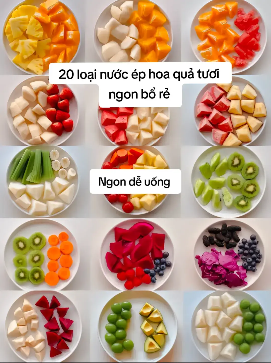 20 công thức nước ép ngon bổ rẻ cho cả nhà #nuocep #xuhuong #viral #bentre71🌴🥥 #thuongsuahat 