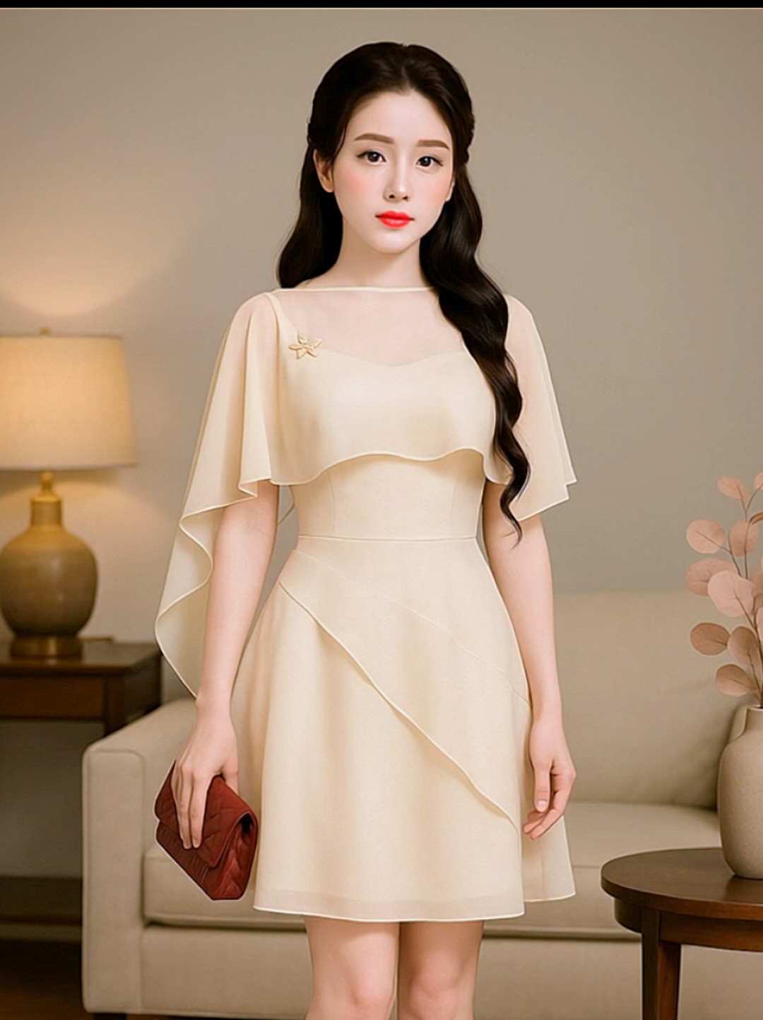 🌸 Váy xinh lên dáng chuẩn, nàng auto “cưng xỉu” 👗💕  #thoitrangnu #thoitrang #damdahoi  #vaydutiec #xuhuongtiktok 