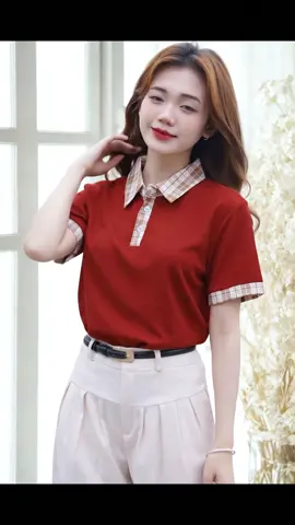 Áo polo Lista pha sơ mi basicc 6 màu dễ phối đồ sang trọng thanh lịch, chất liệu Cotton tổ ong mịn đủ size tới 85kg (M12) #xuhuong, #thoitrangnu, #phoidonu, #quanaonu, #aothunnu 