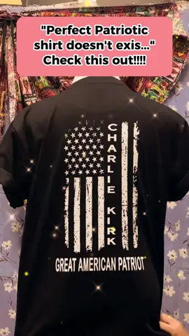 #tiktokshop #trendingshirt #charliekirk #patriot 
