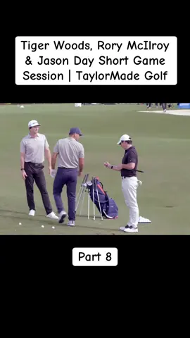 Tiger Woods, Rory McIlroy & Jason Day Short Game Session | TaylorMade Golf