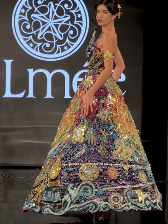 Closing the show at New York Fashion Week, wearing @ALmée ✨ This stunning 23kg dress was created by our talented Cambodian designer, Hang of Almee Couture I am beyond proud to be sharing this beautiful Cambodian design to the the world, and I hope to bring more exposure to our beautiful culture 💫 #NYFW #NYFW2025 #FashionWeek #RunwayMoment #ClosingTheShow #HighFashion Cultural & Designer Pride Hashtags #CambodianDesigner #AlmeeCouture #MadeInCambodia #AsianDesigners #CulturalPride Viral/TikTok Trending Hashtags #ForYou #FYP #Viral #TrendingNow #OOTD #GlamLife #Iconic ✨ If you want to lean into the “statement dress” virality, you could also add: #HeavyButMakeItFashion #23kgDress #FashionHistory