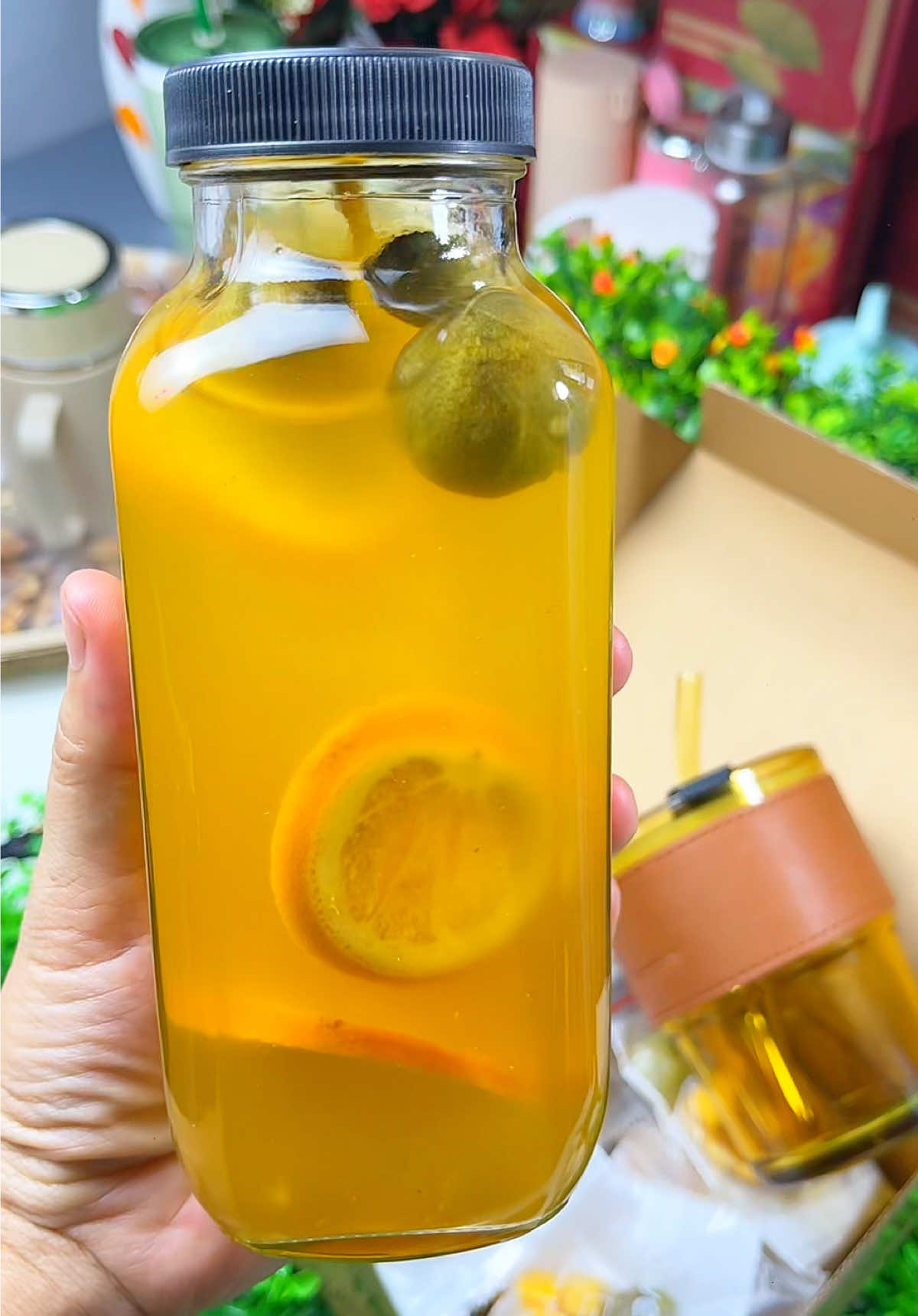 Trà chanh dây tặng cốc và đường#xuhuong #thịnhhanh #fyp 