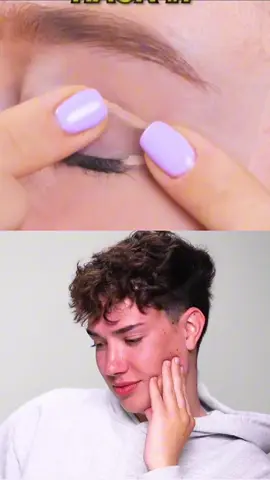 How to apply even eyeliner by 5 minutes Trash #jamescharles #hisisters #makeuptips #makeuphacks #viralvideos 