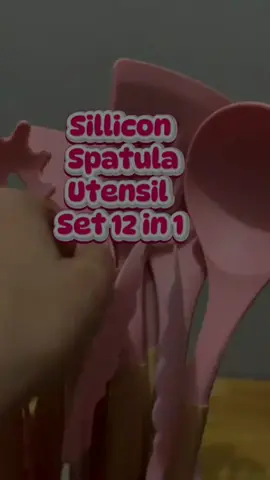 Sillicone Spatula Utensil Set 12 in 1 / Peralatan Masak Goreng Tumis Rebus  #promo #tiktokshop 