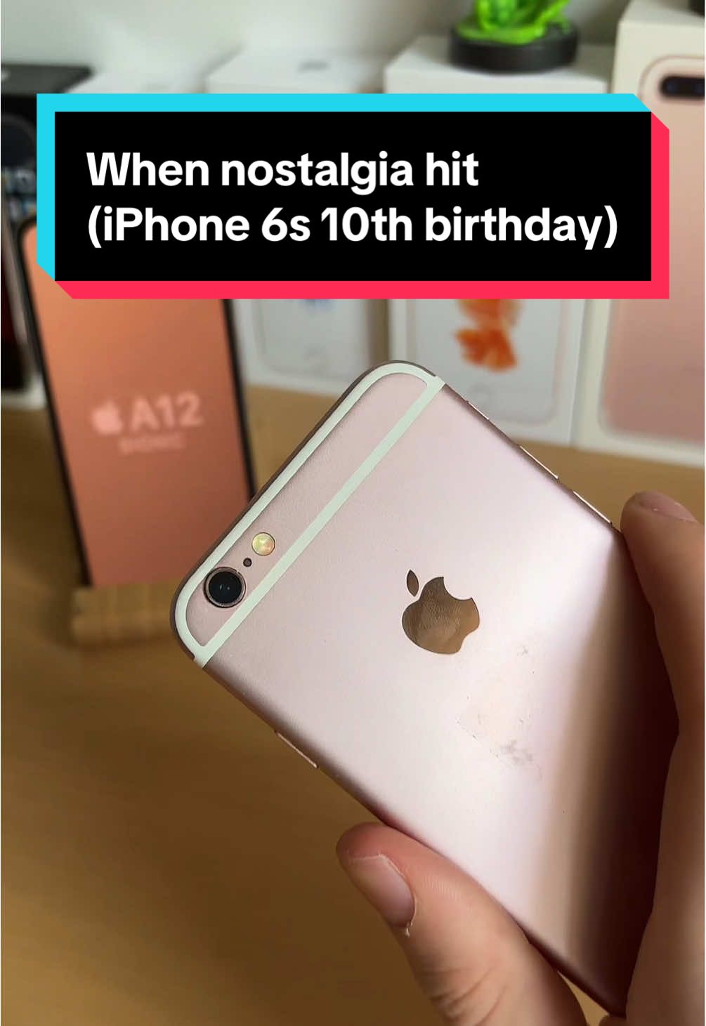 Happy birthday iPhone 6s #techtok #nostalgia #iphone6s #apple #2015 
