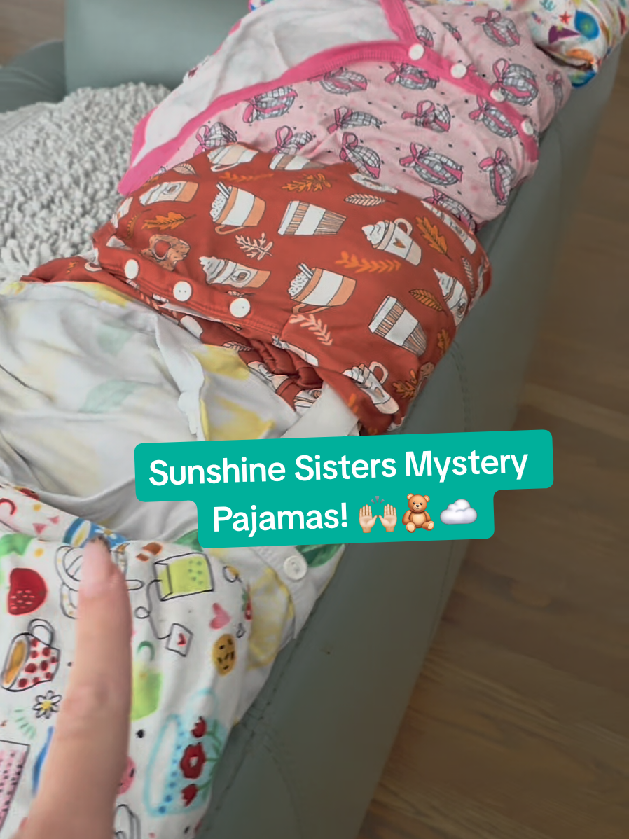 Replying to @gram_orous  Huge savings today on Sunshine Sisters Mystery Pajamas!! 🙌🏻🧸☁️ #womenspjs  #pajamaset #sunshinesisters #mysterypajamas #tiktokshoprestock 