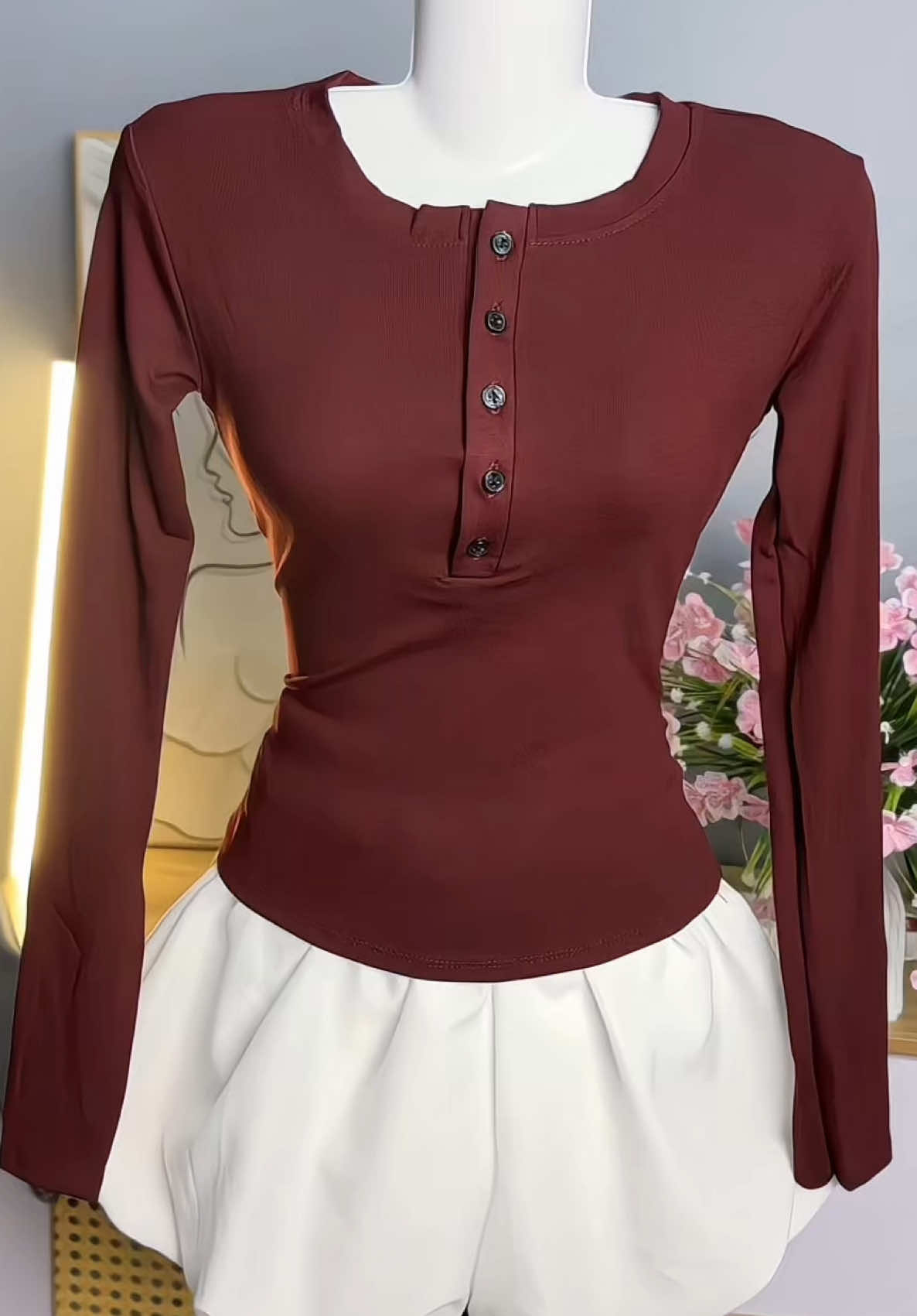 Áo dài tay nữ #xuhuong #aothun #aodaitaynu #myoufit #thoitrangnu 