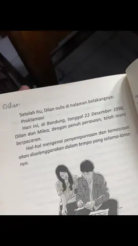 Gaya mu lan, kaya happy end aja #dilan1990 #novel #pidibaiq #dilanmilea 