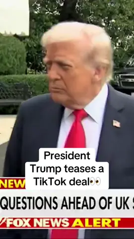 @President Donald J Trump shares the latest the upcoming TikTok deal. #maga #fyp #donaldtrump 