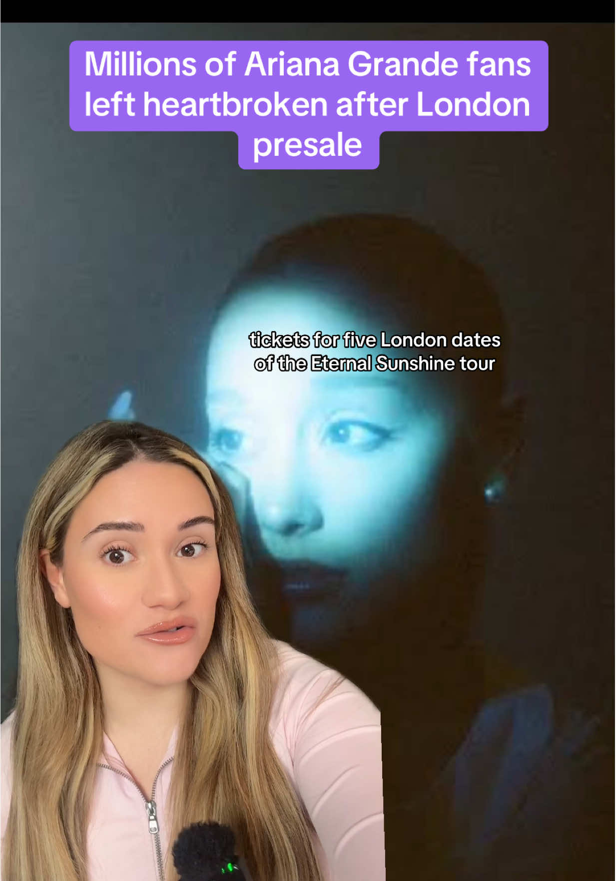 Millions of Ariana Grande fans left heartbroken after London presale #arianagrande #london #eternalsunshine #eternalsunshinetour #popculture