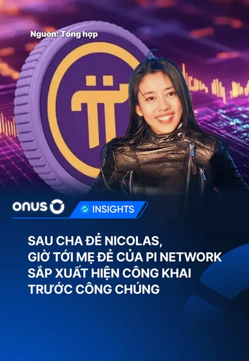 Cha đẻ xuất hiện, $Pi có đáy mới. Giờ mẹ đẻ xuất hiện, $Pi... à mà thôi 😒 #onus #pi #pinetwork #changdiaofan #founder 