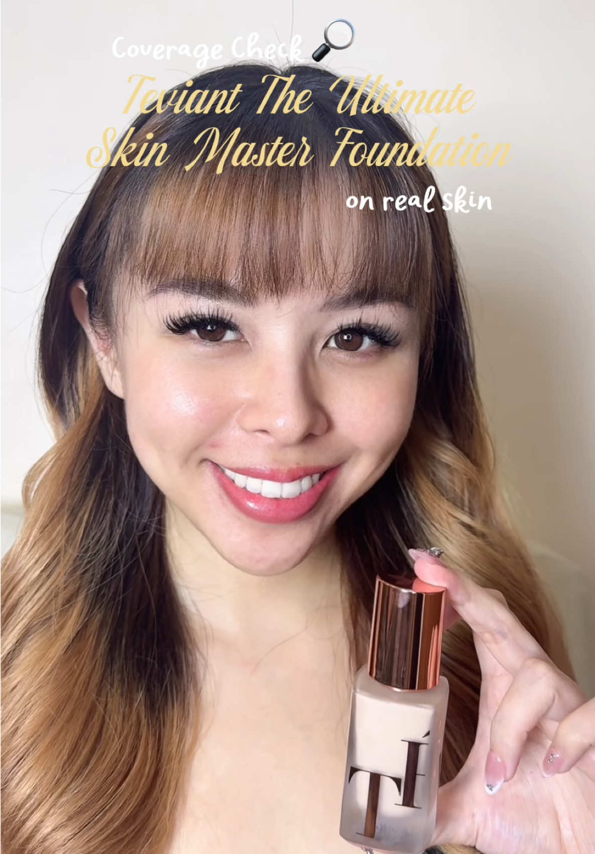 Coverage Check 🔎✨ Teviant The Ultimate Skin Master Foundation 💋  When a foundation calls itself the Ultimate Skin Master… and actually delivers 💄 10/10 flawless finish ✨ So in love with @Teviant ❤️ @Albert Kurniawan  #foundationreview #makeupph #beautyph #teviantfoundation #makeup 