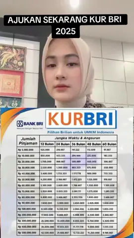 AJUKAN KIR BRI 2025 #pinjamanuang #pinjamanonline #modalusaha #umkm #danakur 