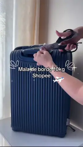 Mala Bordo 10kg Regulamentada ANAC 19 Polegadas Material TPE Rodas 360° #malabordo #mala #viagem #viral 