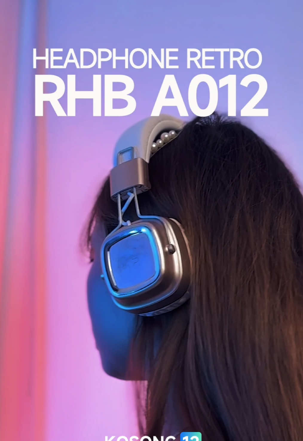 JAMINAN HEADPHONE STYLISH KECE DAN RETRO SUPERBASS YA CUMA RHB A012!!