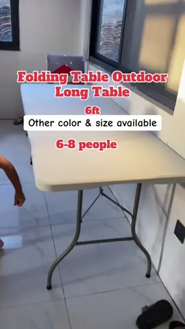 Heavy Duty Folding Table Outdoor camping 6ft good for 6 to 8 person #foldingtable #foldabletable #diningtable #table #homefurniture 