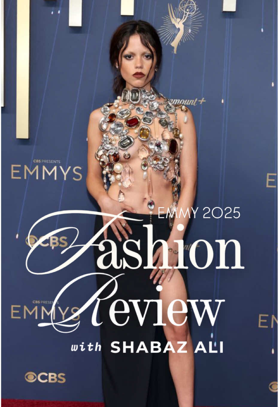 I think her stylist is trying to humble her 😂😱 - EMMY AWARDS 2025 RED CARPET FASHION @Emmys / Television Academy #emmys #emmy #awards #fashion #redcarpet 
