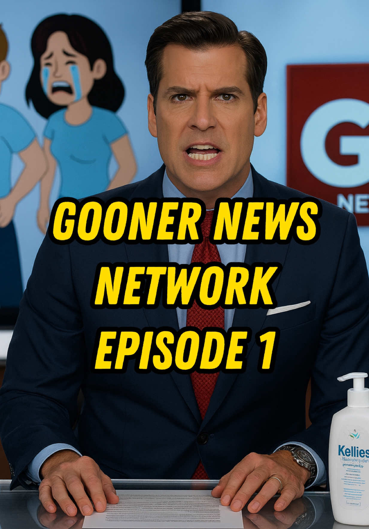 GNN Episode 1 📺 Cursed Cable TV #gnn #bnn #aigenerated #satire #aivideo
