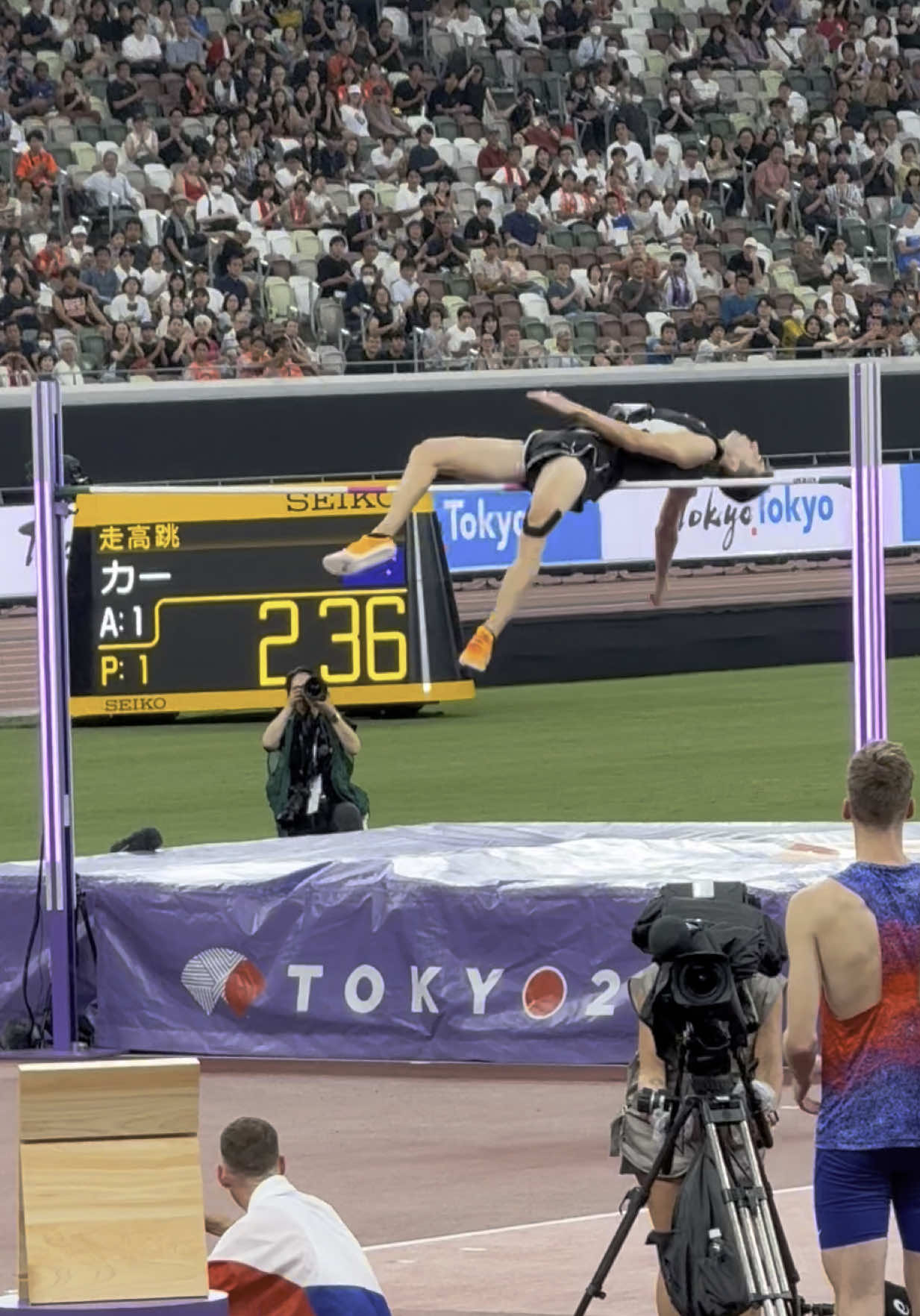 World Athletics Championships Men’s High Jump 🥇Hamish Kerr, 2.36m, WL #worldathletics #WorldAthleticsChamps @WorldAthletics 