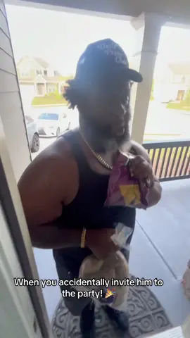 When you accidentally invited him to the party! #fypシ #fyp #viral #crosseyedman 