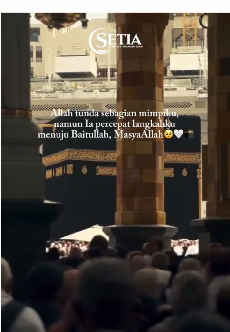 MasyaAllah.. Allah tunda sebagian mimpiku, namun Ia percepat langkahku menuju Baitullah🥺🤲🕋 ✨Cek info jadwal dan program keberangkatan umrah kami di website: https://setiaharamain.co.id/ 📍Office EightyEight@Kasablanka Tower A, Lt. 26D, Jl. Raya Casablanca Kav.88, Menteng Dalam, Tebet, Jakarta Selatan, DKI Jakarta, Indonesia, 12870 ☎️ 021 29631693 📞 082318278603 (WA) #setiaharamain #haji #umroh #mekkah #madinah    