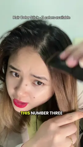 no need to dye your hair — just use this $3 COLOR HAIR STICK 🩶🤎 3 colors available