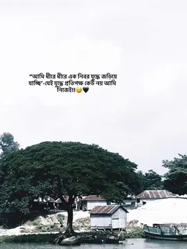 “আমি ধীরে ধীরে এক নিবর যুদ্ধে জড়িয়ে যাচ্ছি’-যেই যুদ্ধে প্রতিপক্ষ কেউ নয় আমি নিজেই!!😅🖤#bd #tiktok #foryou #viral #fyp 