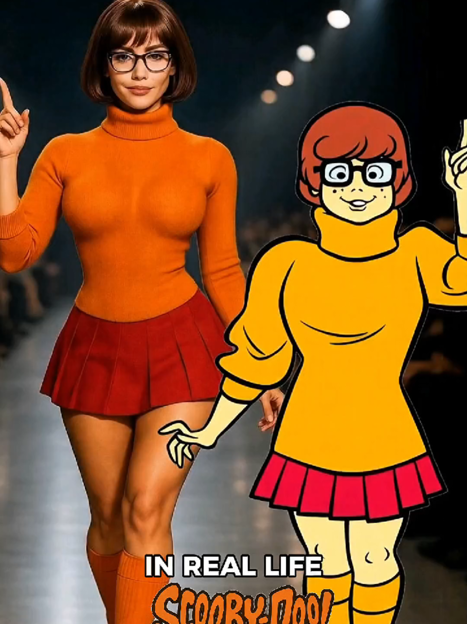 LEGAL, HEIN? E ESSA VERSÃO DE SCOOBY DOO? SCOOBY DOO IN  REAL LIFE 🔥👀 #scooby #scoobydoo #liveaction #pixverse #cosplay 