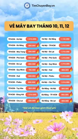 Săn vé máy bay giá rẻ cuối năm. Vé máy bay tháng 10-11-12 chỉ từ 789k đã thuế phí 😍😍😍 #vemaybay #vemaybaygiare #dulichgiare #travel #xuhuong 