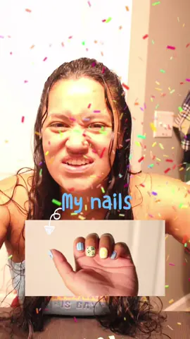 Cute little blueberries🫐 ! My first press on gel set that I ever made 🫶🏽 #nailsathome #DIY #nailsartvideo #nailday 