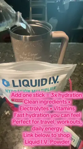 Experience hydration like never before with Liquid I.V. Hydration Multiplier Powder 💧✨. Just one easy stick delivers electrolytes, vitamins, and fast-absorbing hydration designed for busy lifestyles. Perfect for workouts, travel, long days at work, or anytime you need a refreshing boost. @Liquid I.V. #asmr #hydration #stayhydrated #liquidiv #tiktokmademebuylt 