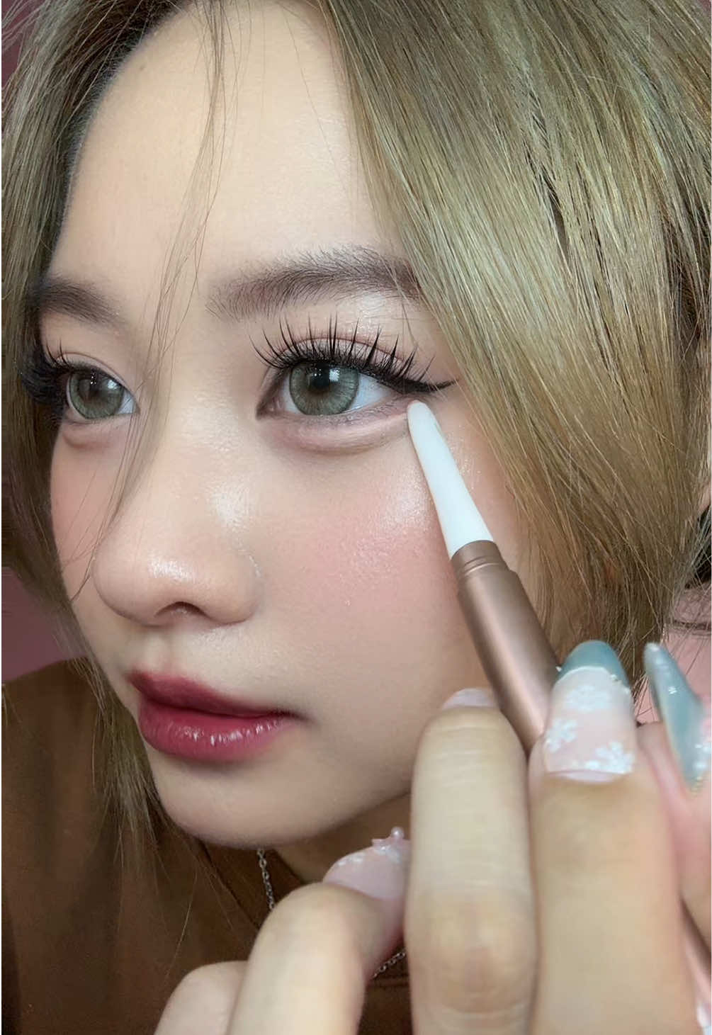 plis ini cantik bgtt hasilnyaa🥹🫶🏻 #aegyosal #makeup #tutorialmakeup #viral 