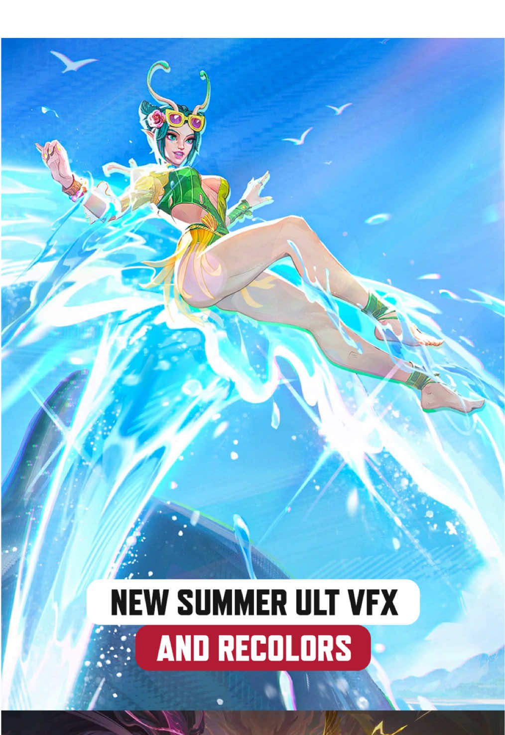 Mantis’ new Oceanic Harmony skin is coming in the Summer Special Vol. 2 Event Pass this week! 🌊 #MarvelRivals #MarvelRivalsPartners 