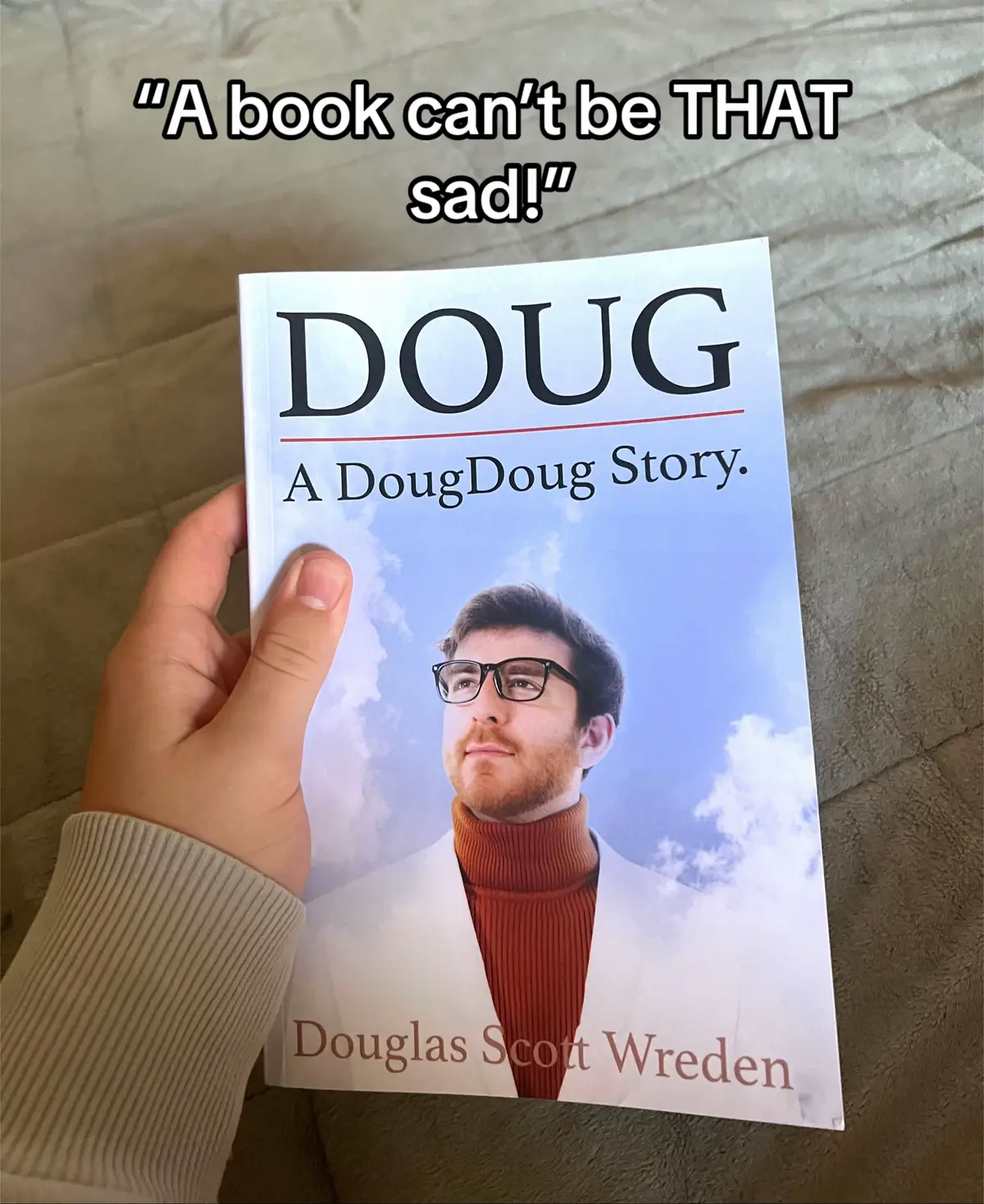 @dougdougclips best (award winning published) author of all time 🙏 this book always makes me cry #DougDoug #book #emotional #educational 