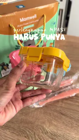 Perlengkapan mpasi yg kudu ada dirumah 😍 btw setnya bisa jd kado juga loh  #foodcontainermpasi #foodcontainerkaca #wadahmpasikaca #wadahmpasibayi #perlengkapanmpasi 