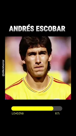 Andrés foi assassinado após a copa do mundo de 1994, supostamente como retaliação por ter marcado um gol contra que contribuiu para a eliminação da colombia no torneio.  #analoghorror #scary #truecrime #fyp 