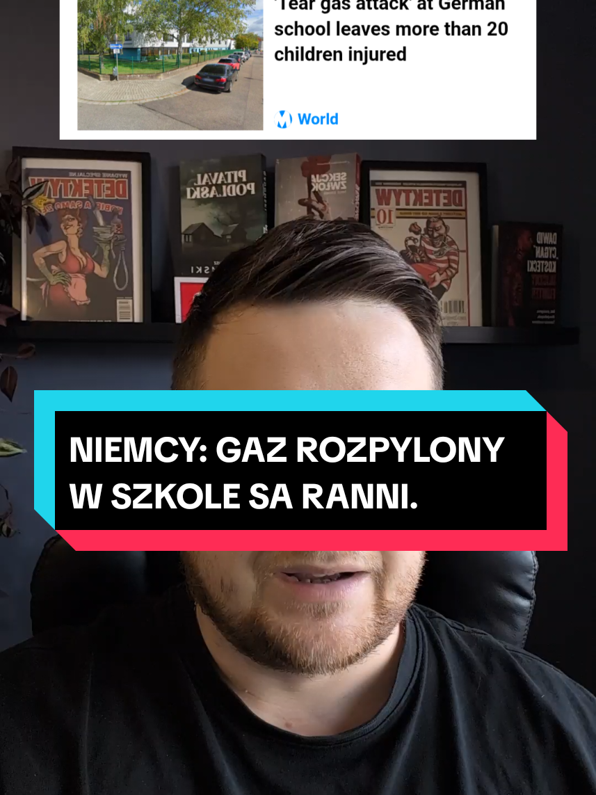 Niebezpieczny atak w niemieckiej szkole.  #polacywuk #wiadomosci #informacje  #kryminalne 