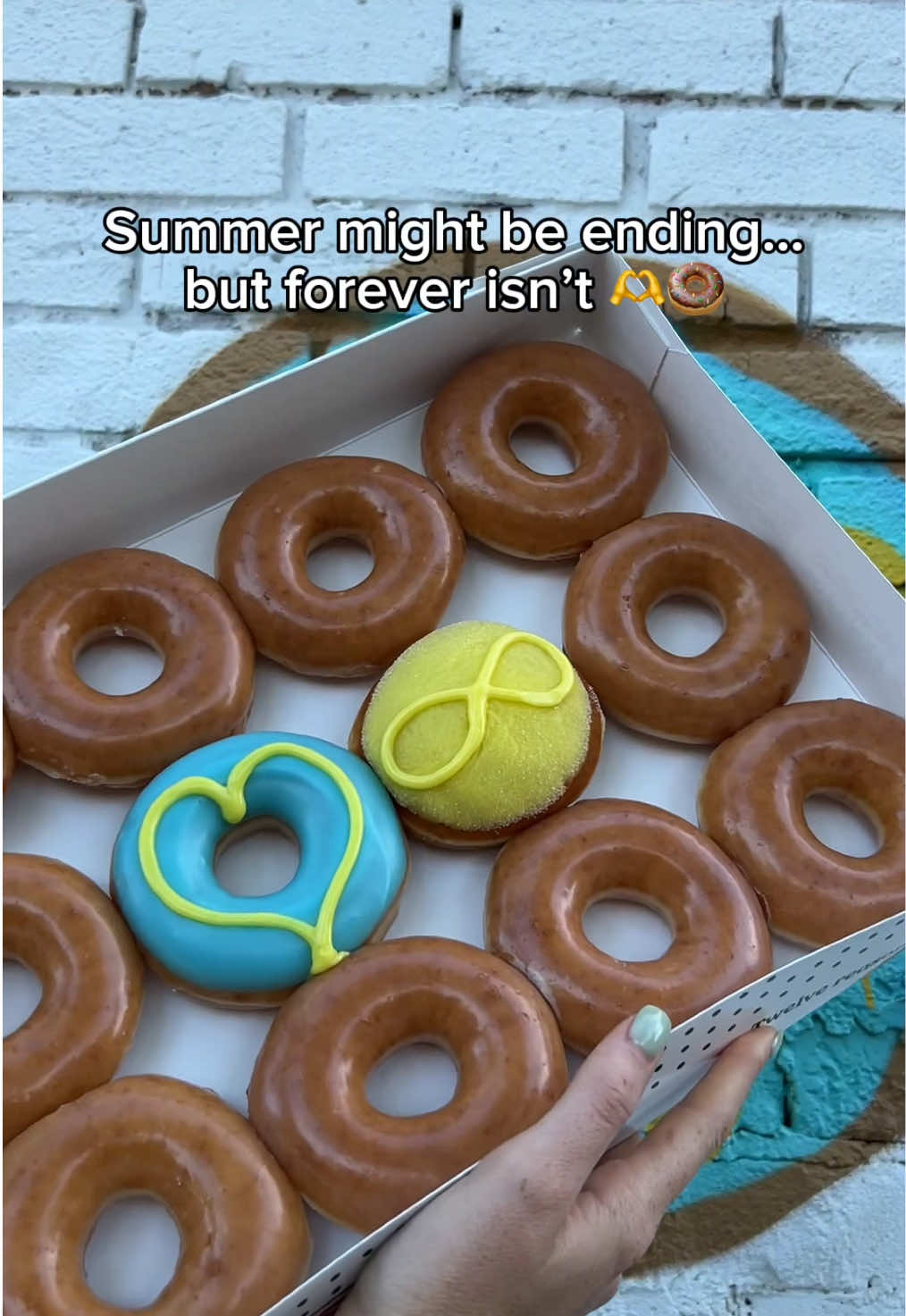 Forever tastes sweeter at $8.88 💙✨ On 9/17 after 5pm your Forever Dozen is HERE + $0 delivery! Pick up in shop or order straight to your couch — forever never tasted so good. Comment 🩵 if you are in! Offer available 9/17 only at participating U.S. Krispy Kreme shops only and is subject to product availability. See full terms at www.krispykreme.com/offers #krispykreme #doughnut #forever #offer 
