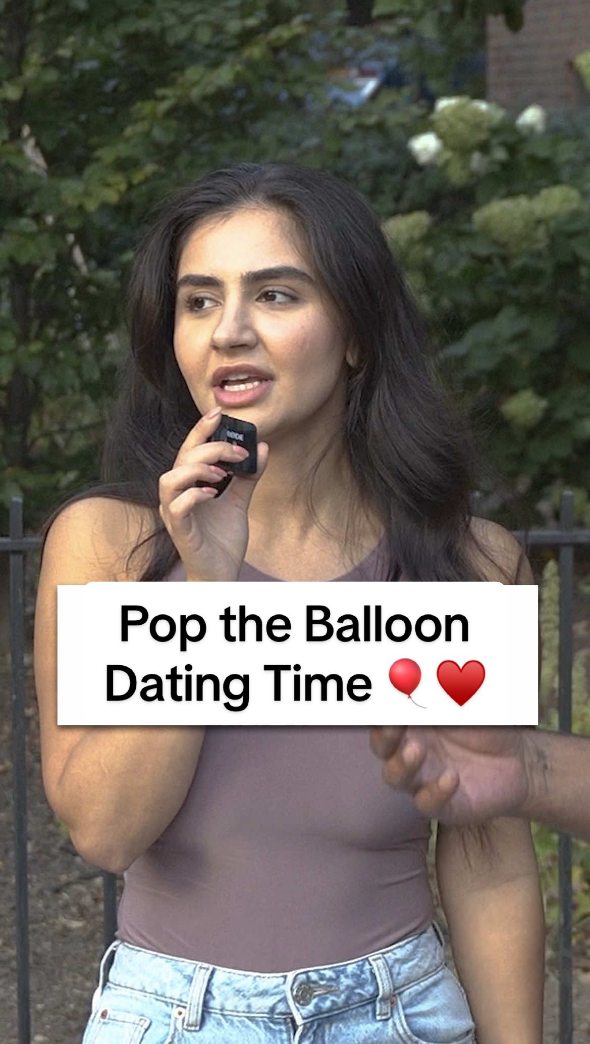 Finding love for @zar.the.star by playing Pop the Balloon with @jturner3000 @Alexis Carabaño and @Gabe Pacheco on the street in New York 🎈the best way to do dating 🎤♥️ #interview #dating #questions #comedyvideo #foryoupage 