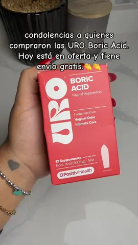 #uro #uroboricacid #saludfemenina #tiktokshopcreatorpicks #dealsforyoudays @O Positiv 