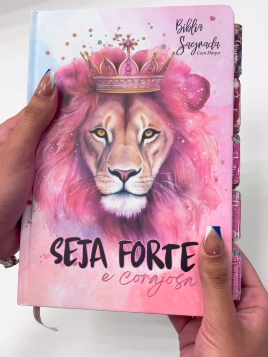 📖 Showcase Bíblia Sagrada - Seja Forte e Corajosa com Abas 📖 e interessou? Deixe um 