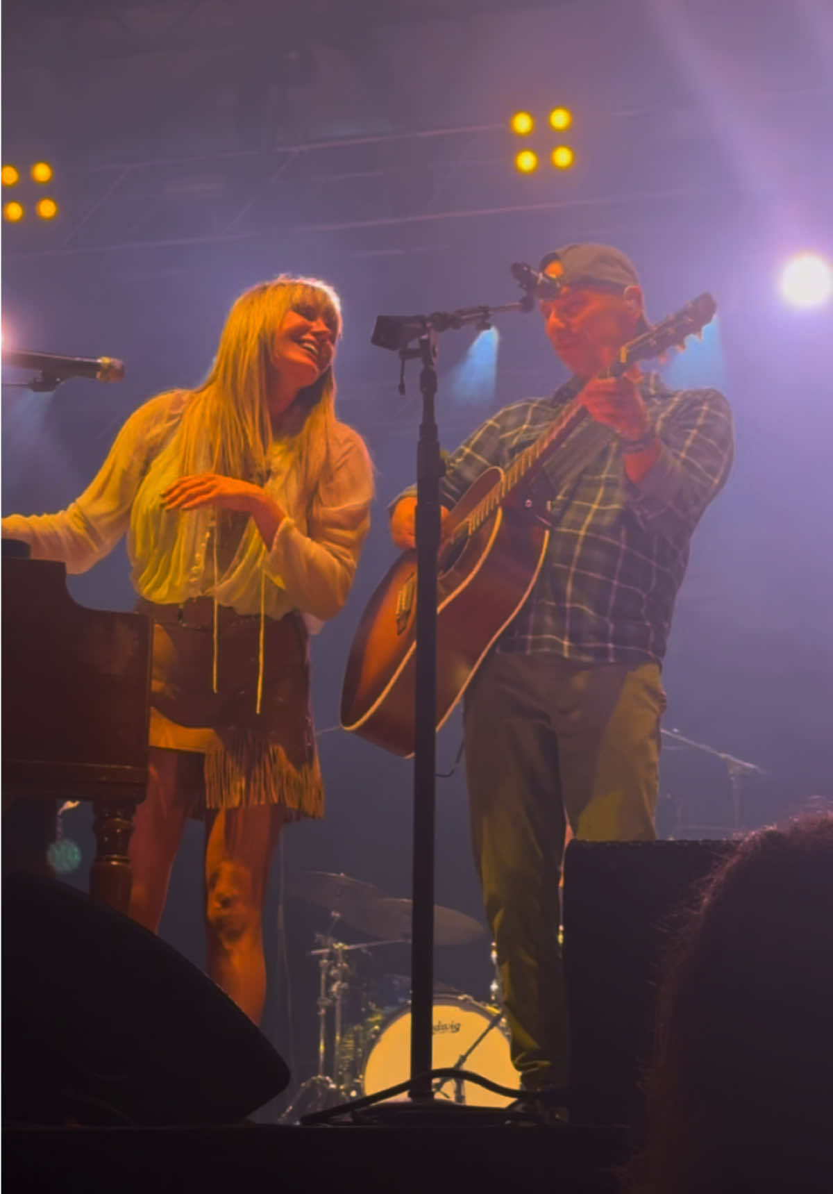 I feel at home on stage with @Grace Potter. Thanks Grace for having me back at Grand Point North in Burlington, Vermont. What an unrehearsed blast. 