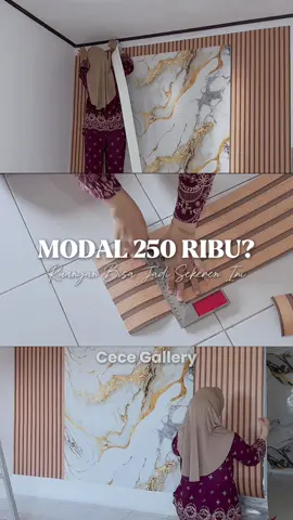 Yakin masih ragu dekor dinding secantik ini cuma 250 ribuan aja beb sangat ramah dikantong……🤗🤗 #dekorasirumah #wallpaper #wallpaperfoam #wallpaperviral2025 #wallpapermurah 