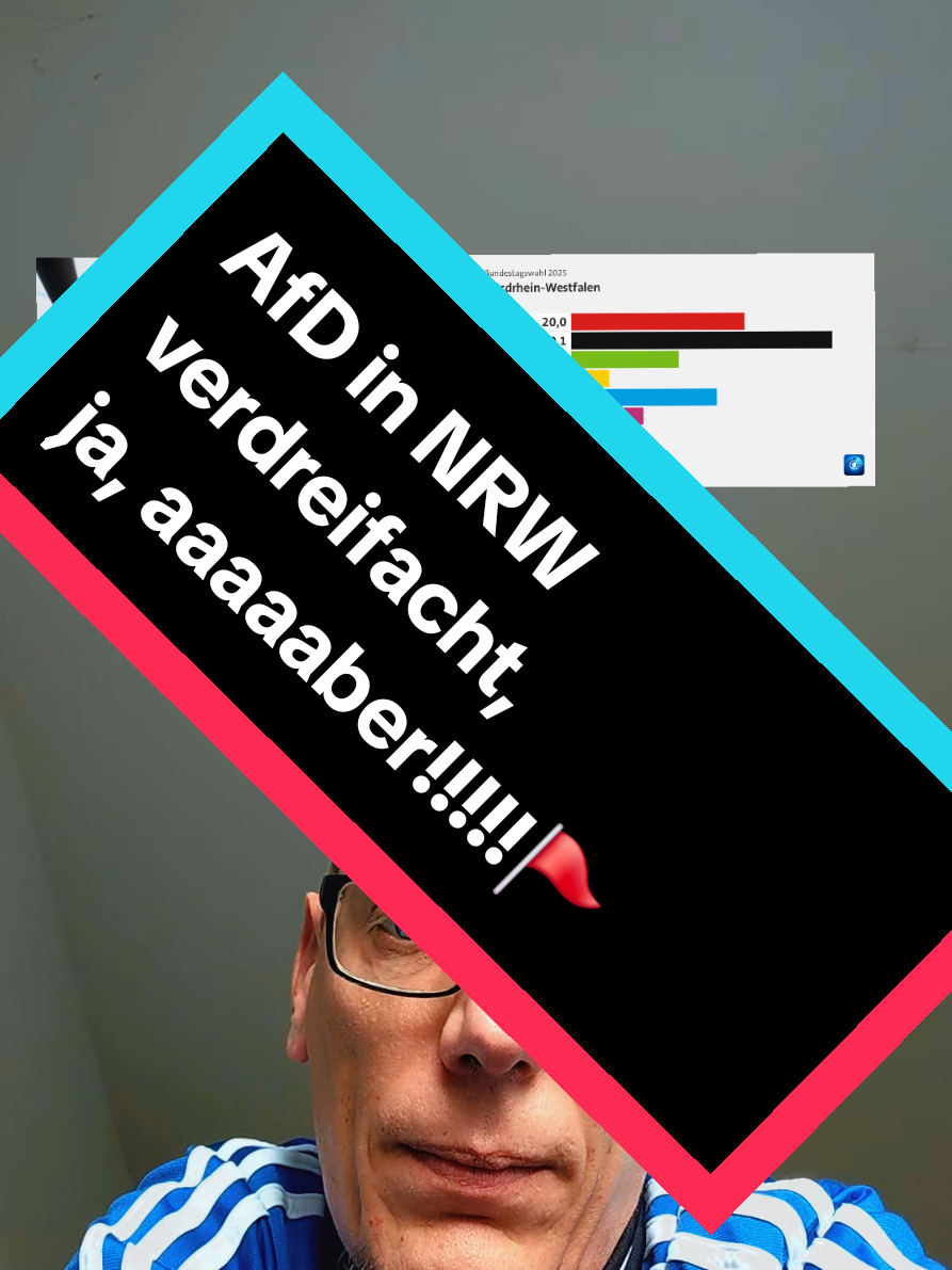 Die AfD hat sich bei den Kommunalwahlen in NRW verdreifacht. Ja aaaaber wenn man die Kommunalwahlen mal mit den Simmanteilen für die AfD in NRW der Bundestagswahlen 2025 vergleicht, stellt man fest die AfD hat jetzt bei den Kommunalwahlen weniger Prozente!🚩 #afdverbot #afd #team_spreadlove #Deutschland #afdverbotjetzt 