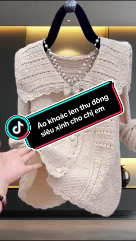 Áo khoác len carigan dài tay#hangmoive♥️ #xuhuongtiktok #viralvideo #muataitiktokshop #luotvuimualien 
